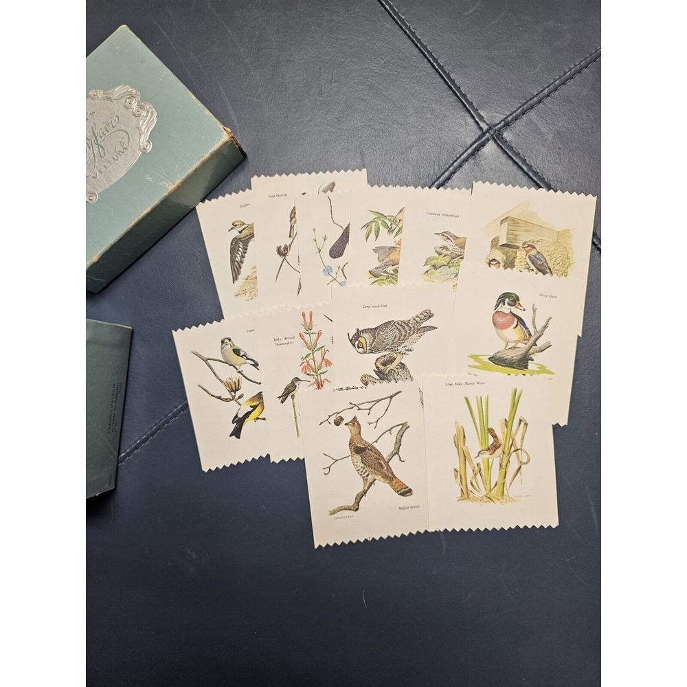 Eatons Mayfair Vellum Stationery Cards Name Tags Birds Vintage With Original Box - Picture 4 of 4